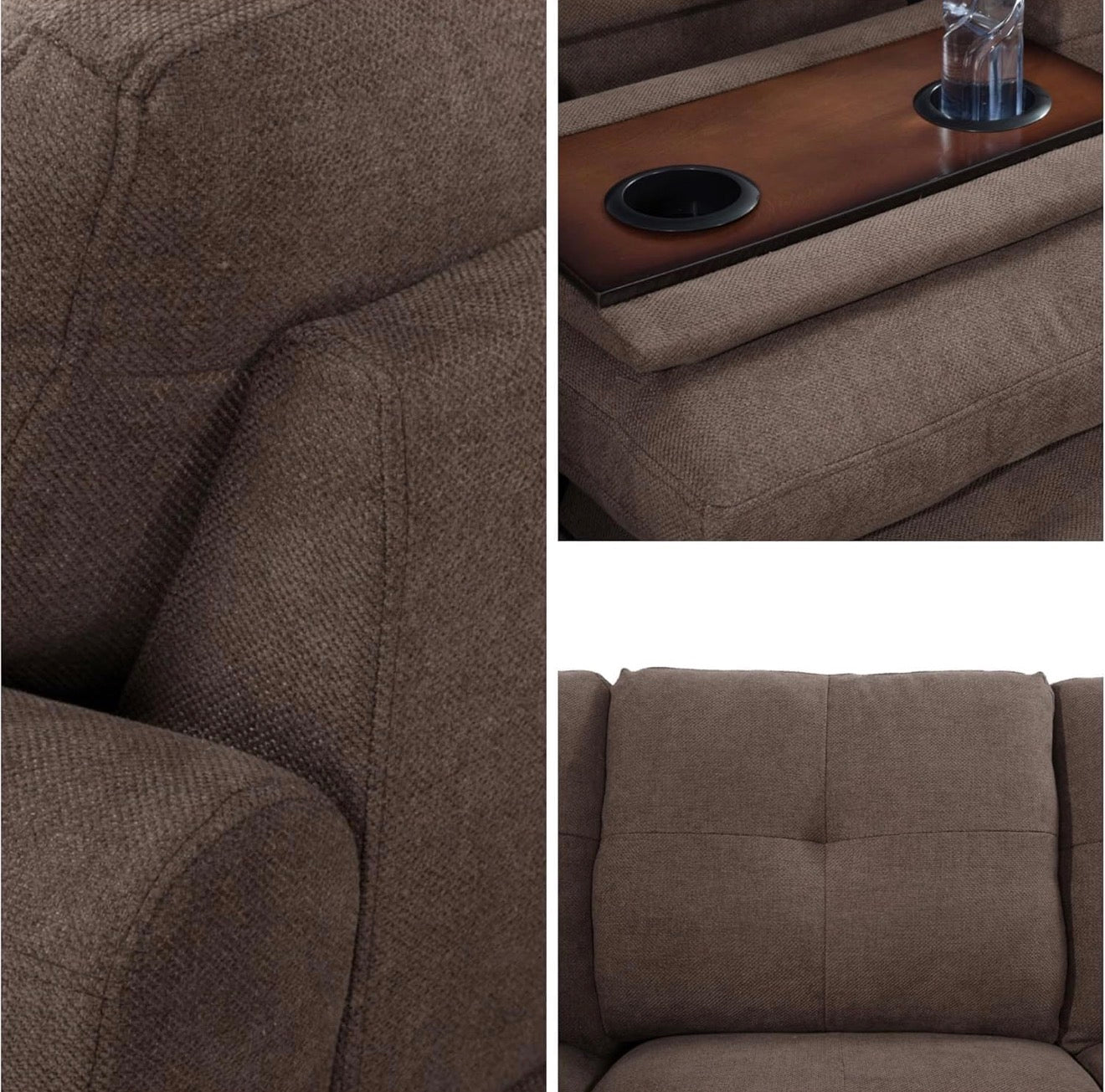 ποΈ Brandon Brown β Modular L-Shaped Sectional w/ Storage Ottoman (Brand New)