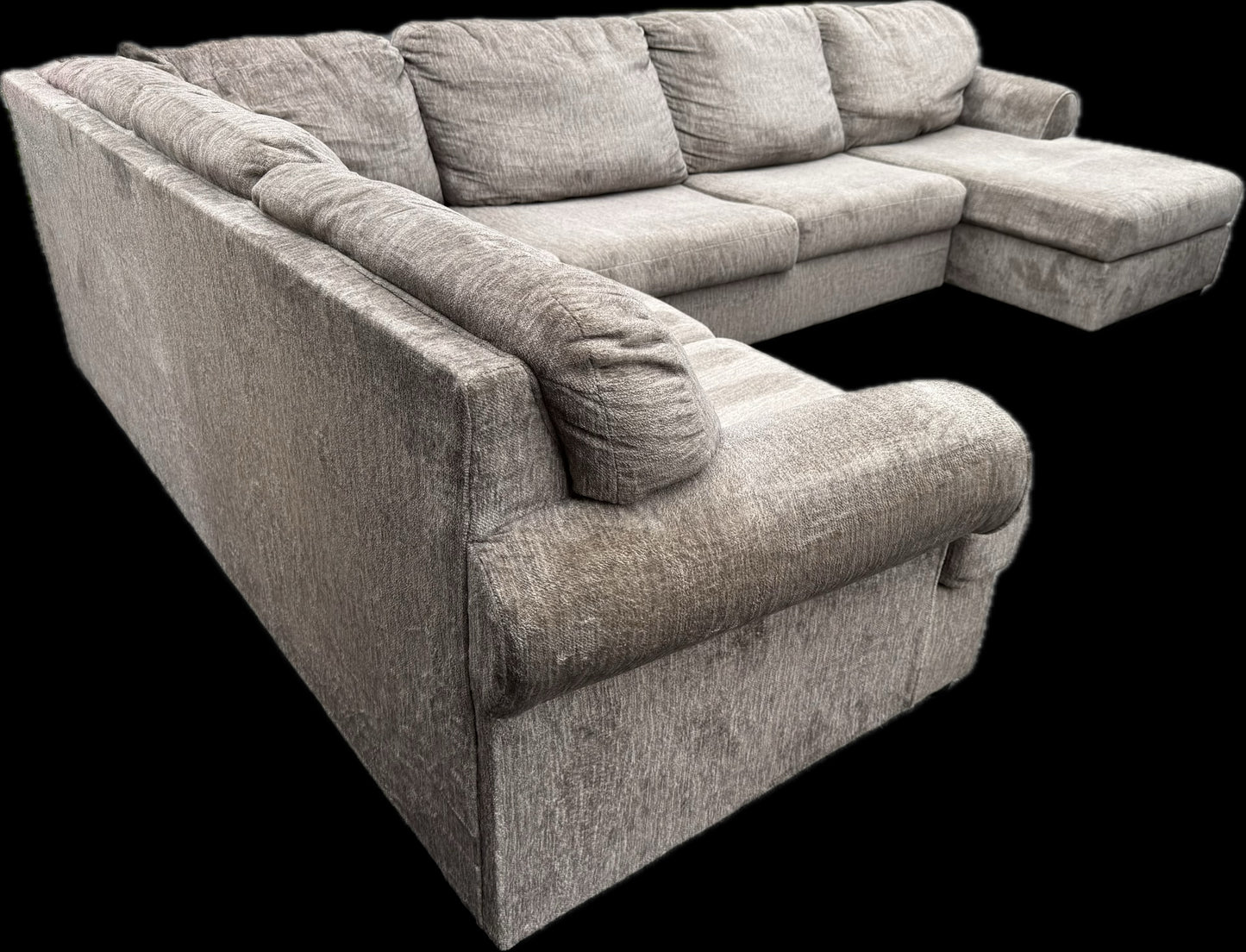 🛋️ The Mina – Stylish 3-Piece Tan-Brown Sectional (Excellent Condition!)