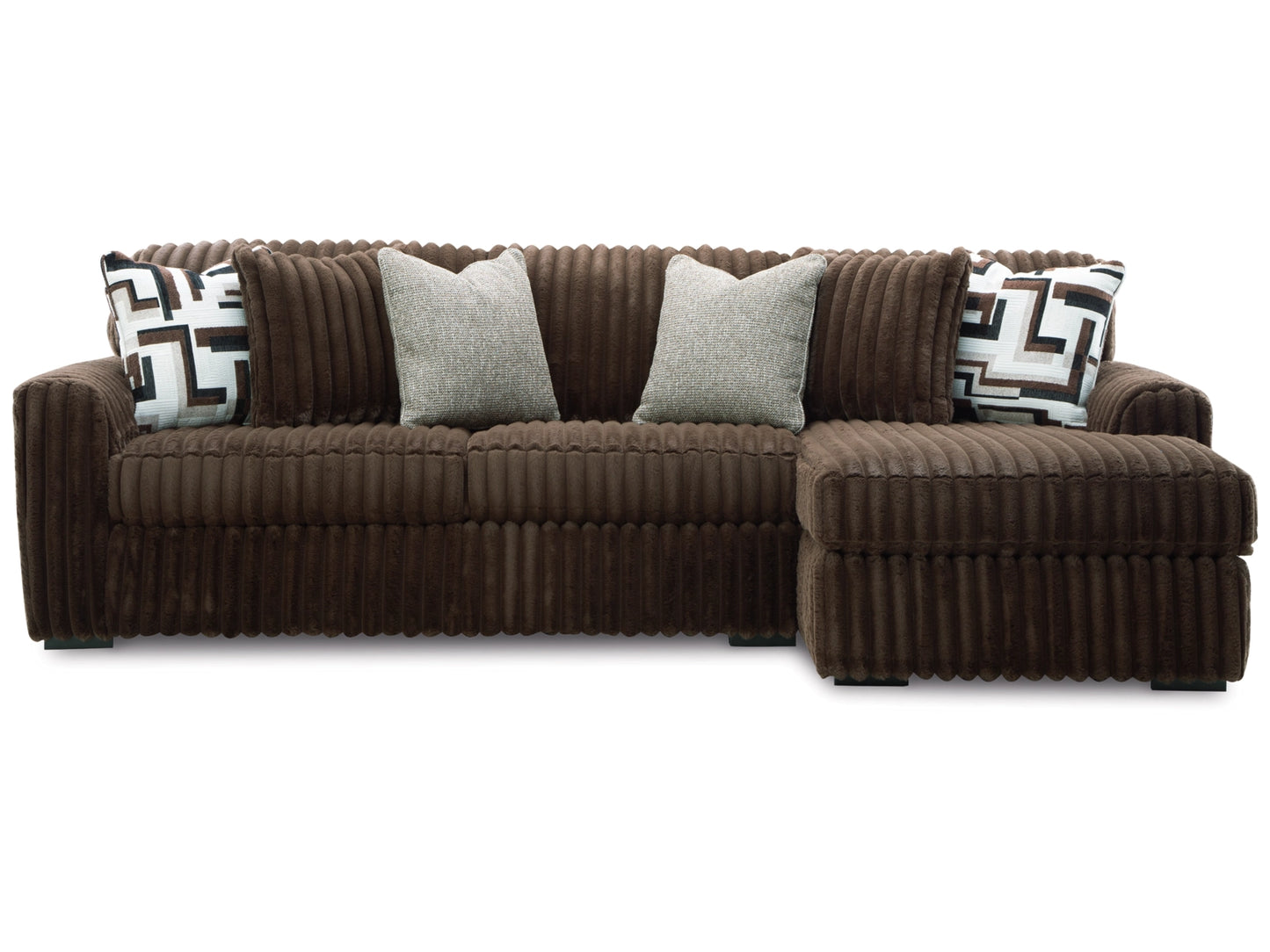 ๐๏ธ The Havana โ 2 Piece Sectional in Soft Brown (Brand New)