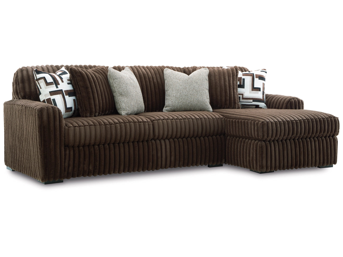 ๐๏ธ The Havana โ 2 Piece Sectional in Soft Brown (Brand New)