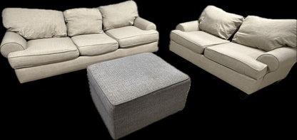 🛋️ Rowan Sofa, Loveseat & Storage Ottoman Set