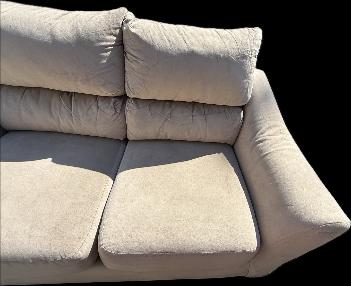 🛋️ Cappuccino Comfort – Sofa + Loveseat Set (Great Condition)