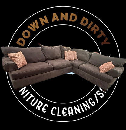 🛋️ Cocoa Drift – 2-Piece Brown Sectional (Excellent Condition)