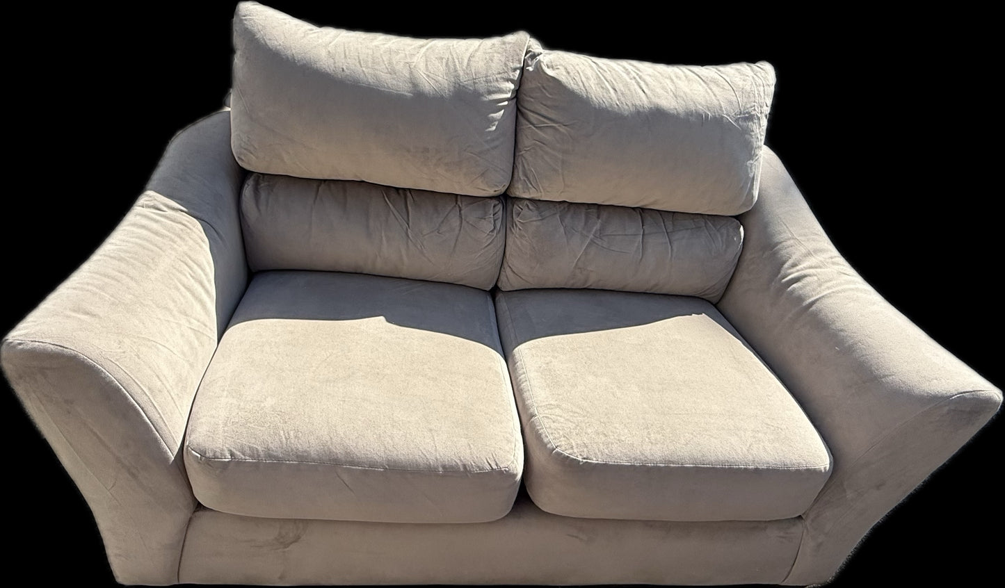 🛋️ Cappuccino Comfort – Sofa + Loveseat Set (Great Condition)