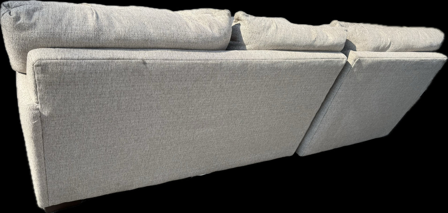 🛋️ Down And Dirty Special – The Kickback (2-Piece Gray Nailhead Sectional)