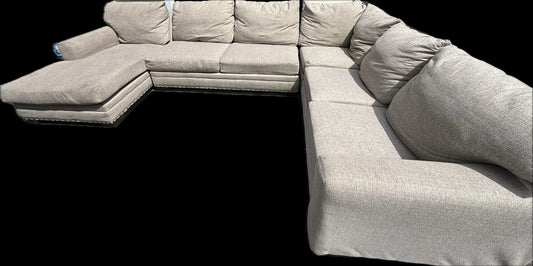 🛋️ Bahs Taupe – 4-Piece Sectional