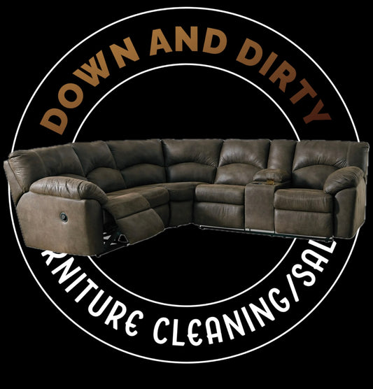 🛋️ Dirty Dom – Manual Brown Reclining Sectional (Brand New)