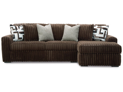 🛋️ The Havana – 2 Piece Sectional in Soft Brown (Brand New)