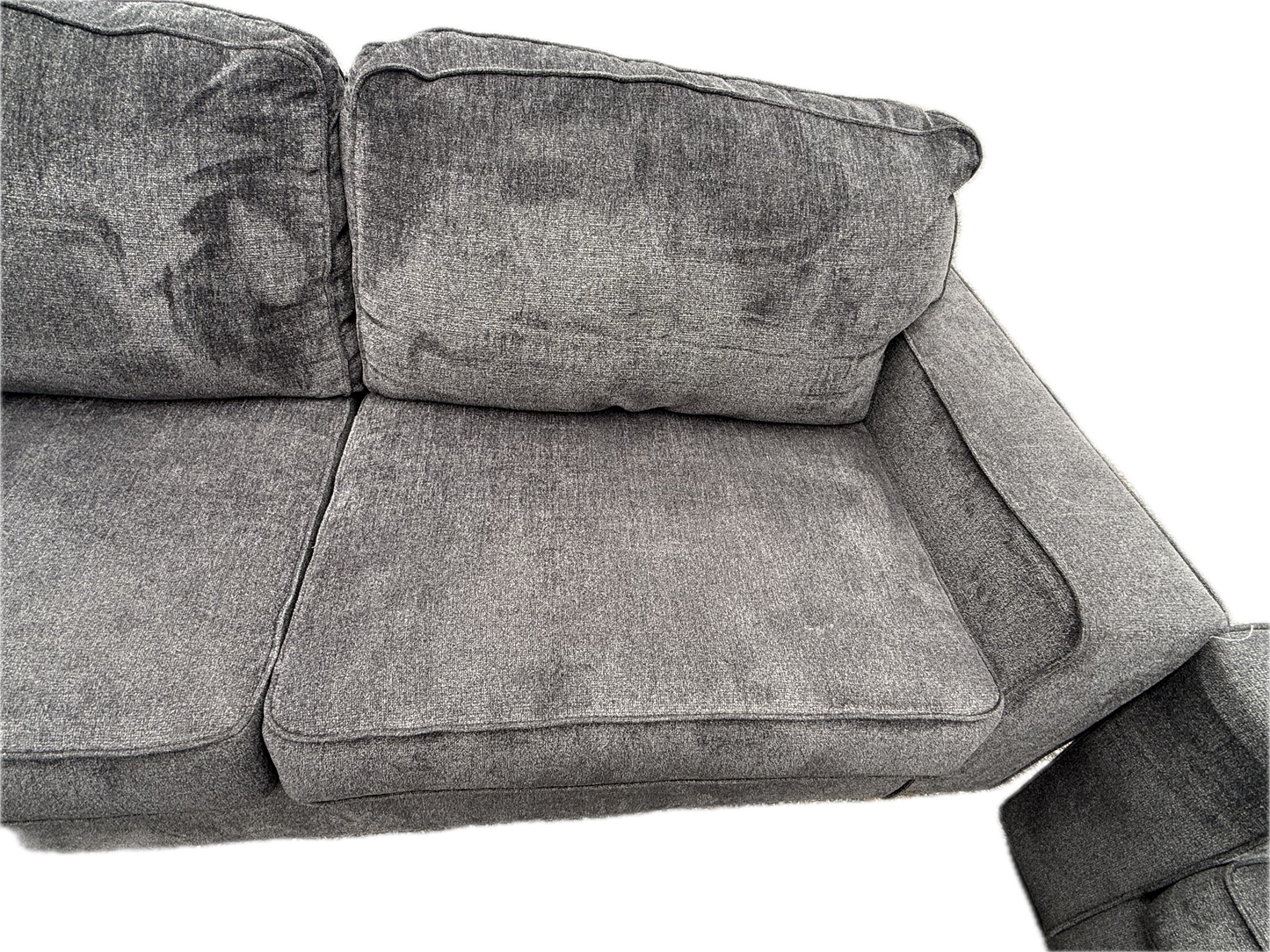 🛋️ The Altari Slate – Sofa + Loveseat Set (Excellent Condition)