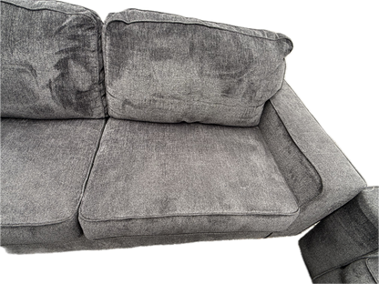 🛋️ The Altari Slate – Sofa + Loveseat Set (Excellent Condition)