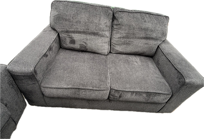 🛋️ The Altari Slate – Sofa + Loveseat Set (Excellent Condition)