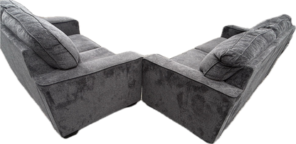 🛋️ The Altari Slate – Sofa + Loveseat Set (Excellent Condition)